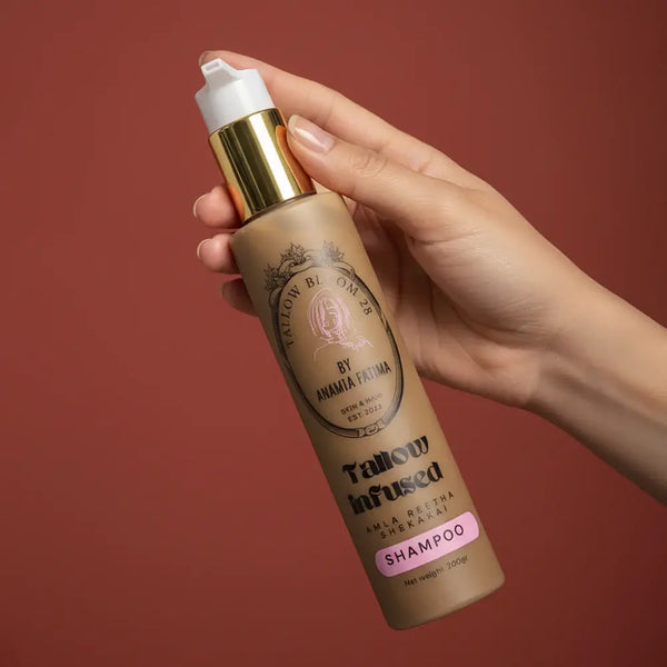 Tallow Infused Hair Shampoo 200ml — natural herbal shampoo for hairfall and dry scalp Pakistan