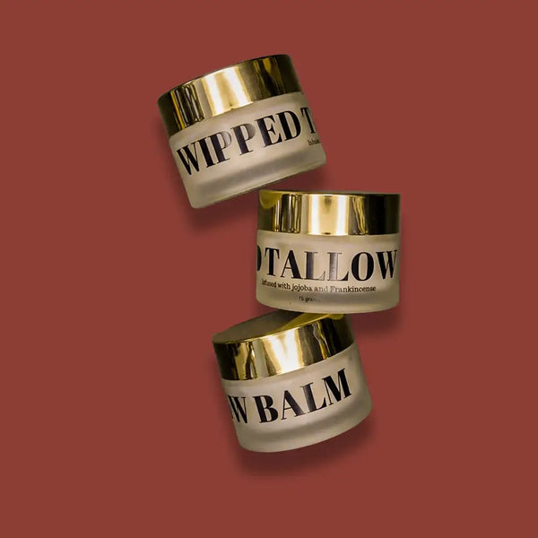 Whipped Tallow Balm 75g — natural grass-fed tallow face moisturiser by Tallow Bloom 28 Pakistan